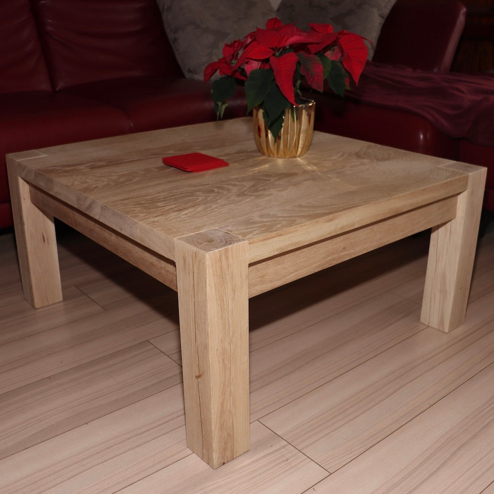 Handmade Oak Coffee Table - Classic Shape