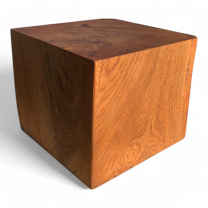Handmade Wooden Oak Block Decor - Large