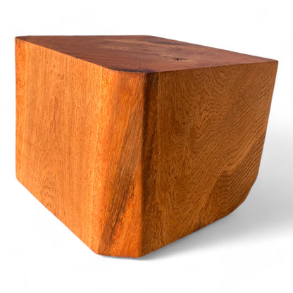 Handmade Wooden Oak Block Decor - Medium