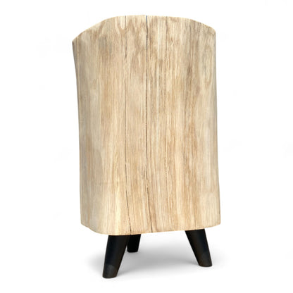 Rustic Oak Log Coffee Table – Handcrafted and One-of-a-Kind