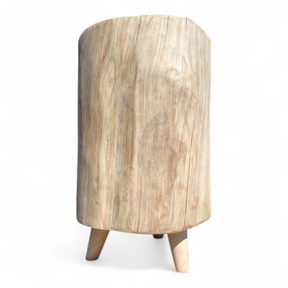 Rustic Oak Log Coffee Table – Handcrafted and One-of-a-Kind