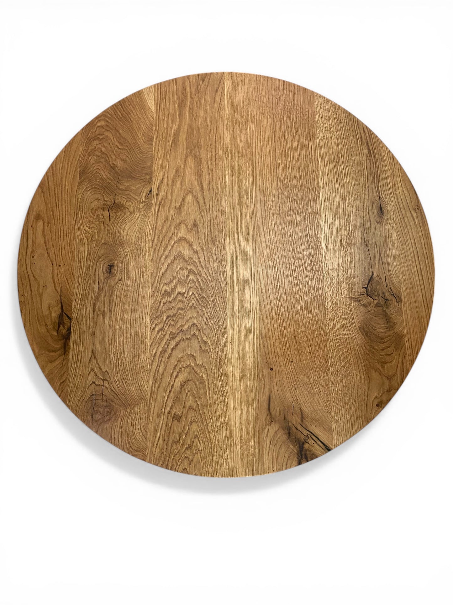 Handmade Oak Table Top - Round Shape