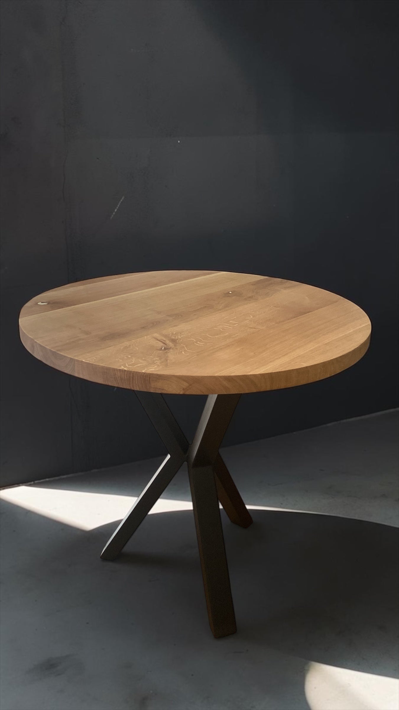 Handmade Oak Table Top - Round Shape