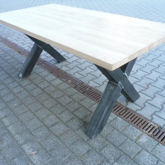 Handmade Table - X Shaped Legs