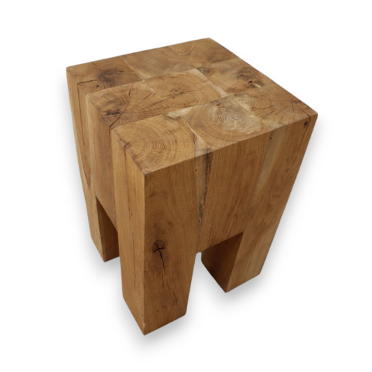 Handmade Oak Stool - Straight LegsHandmade Oak Stool - Straight Legs