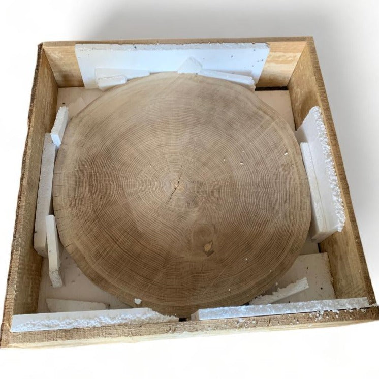 Solid oak disc 82,5x73x8cm, ideal for epoxy resin, stored for 5-6 years, DIY