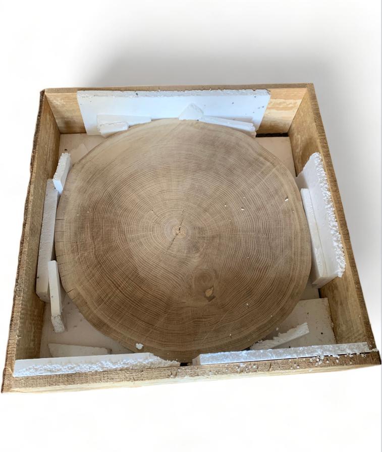 Solid oak disc 100x92x8cm, ideal for epoxy resin, stored for 5-6 years, DIY